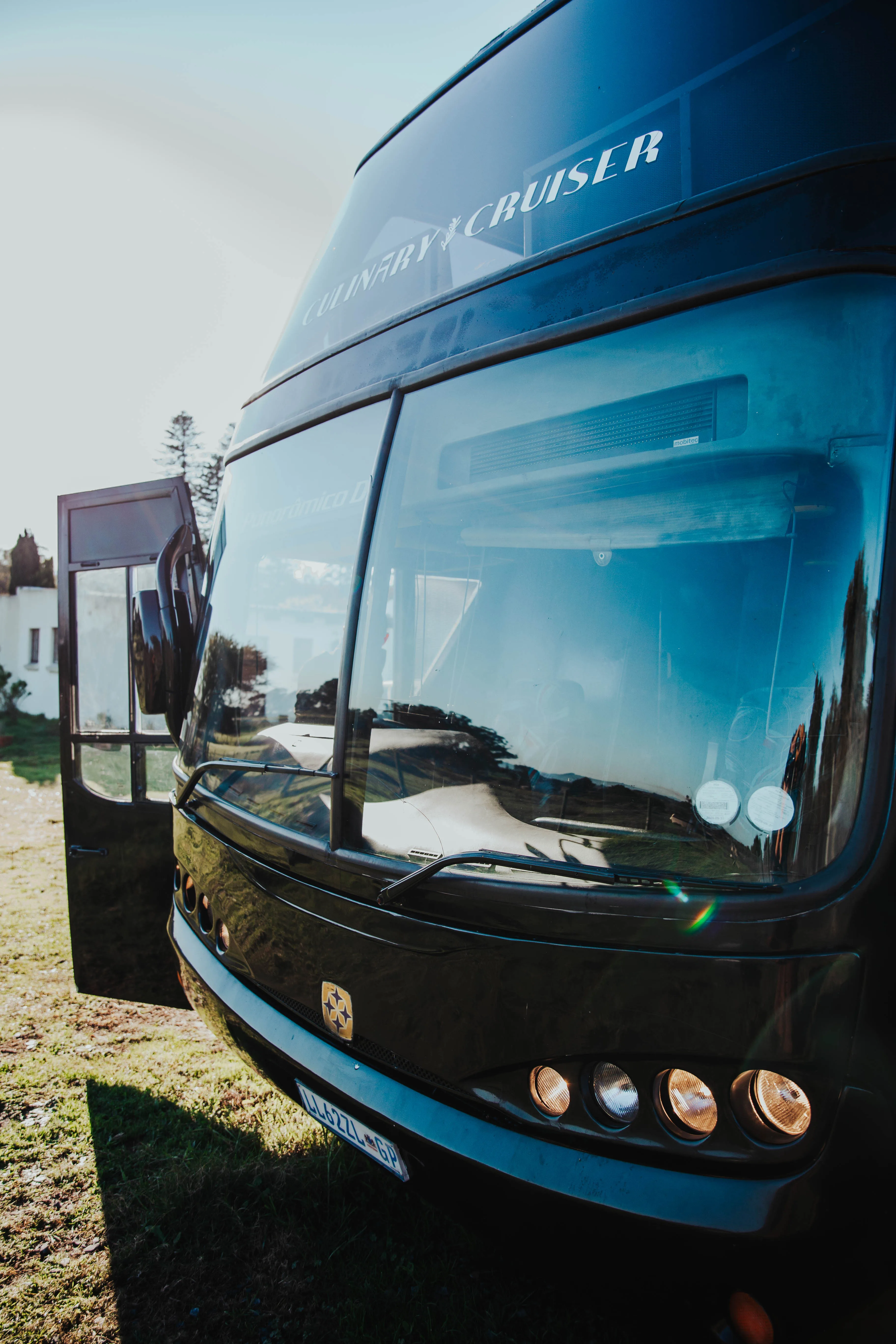 Coach Exterior on Coastal Highway