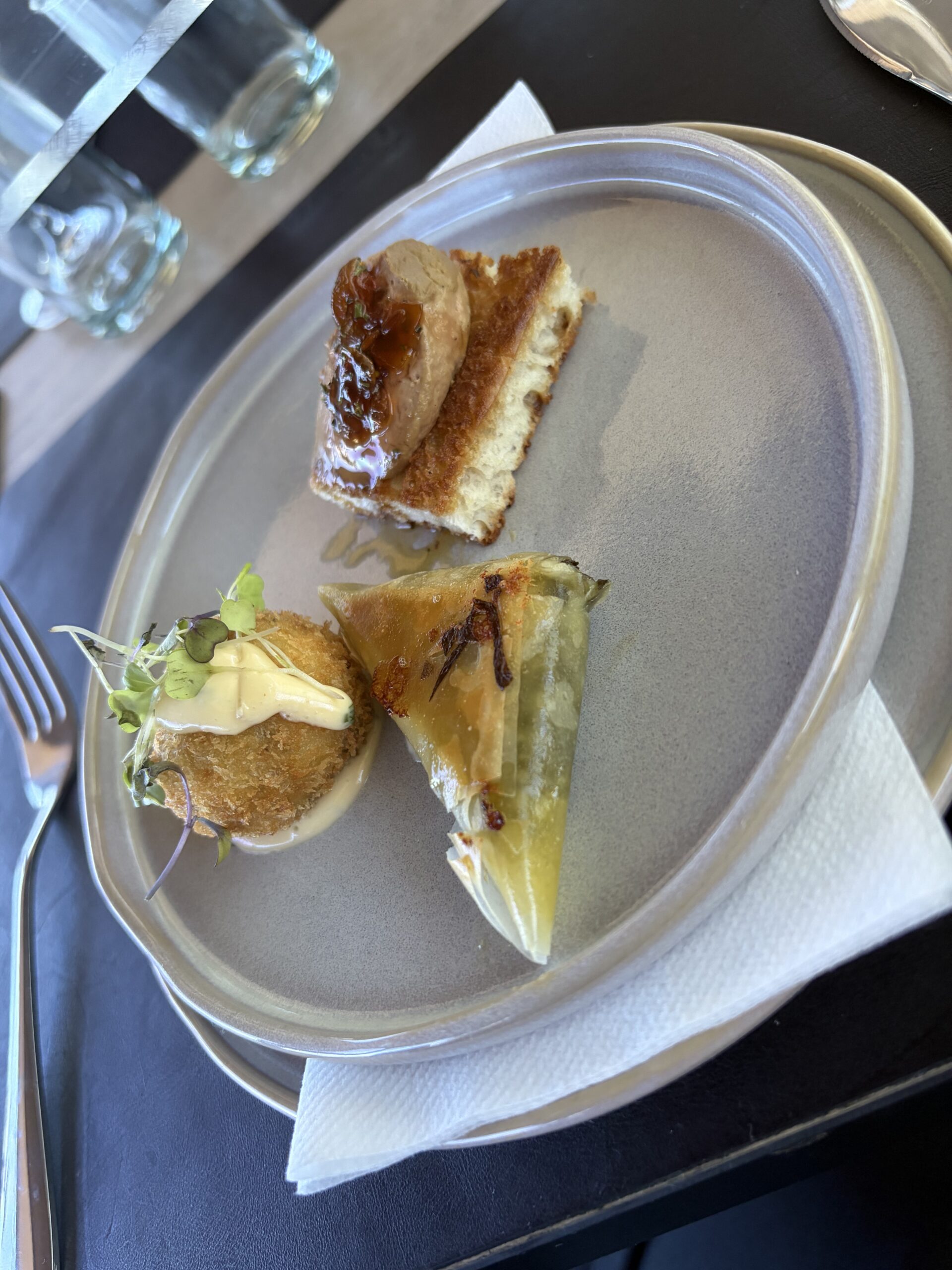 Courgette Tartlet & Prawn Toast